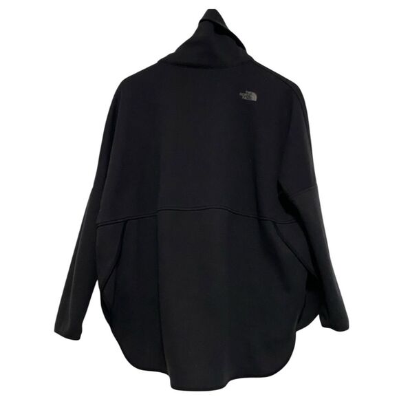 The North Face Black Drop Shoulder Oversized Dolman Turtleneck Sweatshirt XS - Picture 3 of 10